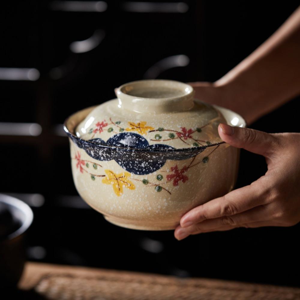750 Ml Japanese Style Ceramic Ramen Bowl 6.5inch Instant Noodle Bowl Rice Bowl Restaurant