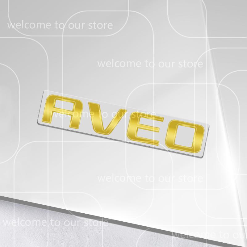 3D For Chevrolet Aveo Cruze MT Car Sticker Zinc Alloy Emblem Body Accessories Styling Metal Rear Trunk Badge Decal