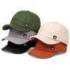 New Fashion Retro Women's Korean Solid Color Short Mxh Letter Label Casual Fashion Outdoor Sports Sun Hat