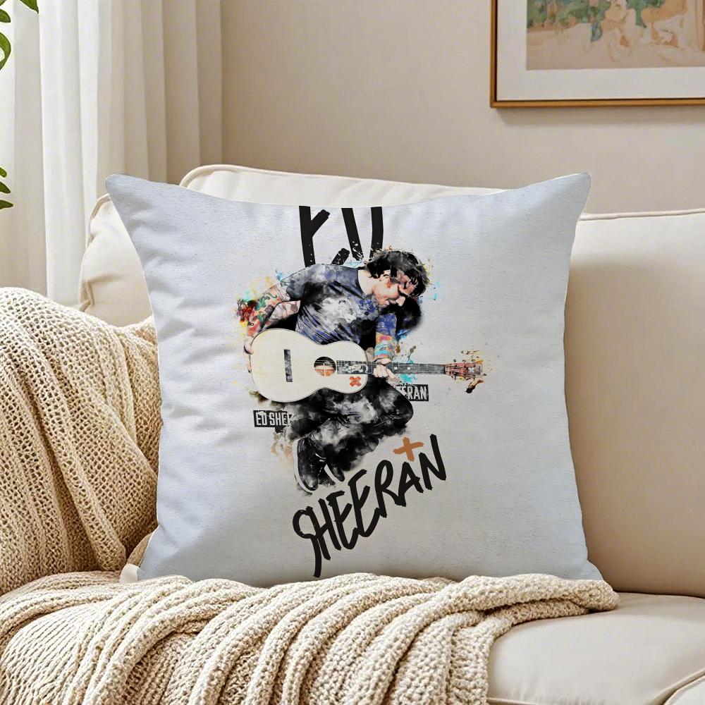 singer pop EEd SSheeran Cushion Cover Pillowcase Antidustmite living Room Sofa Decor Cushion Room