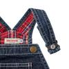 MIKIHOUSE 3/4 Length Overalls Logo Salopette Baby Kids 80cm Indigo Blue 10-3334-572