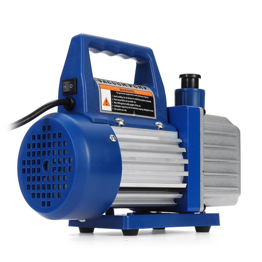 Rs-1 3CFM 1 / 4 л.с. вакуумный насос Воздушный ступенчатый импеллер HVAC AC Пневмоинструмент 220 В 60 Гц 180 Вт 260x110x240 мм