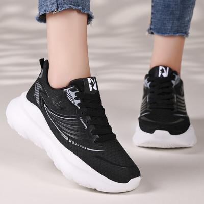 Обувь женская обувь универсальная спортивная одинарная обувь летняя дышащая сетчатая обувь мягкая подошва не устают ноги кроссовки толстая подошва обувь для увеличения роста