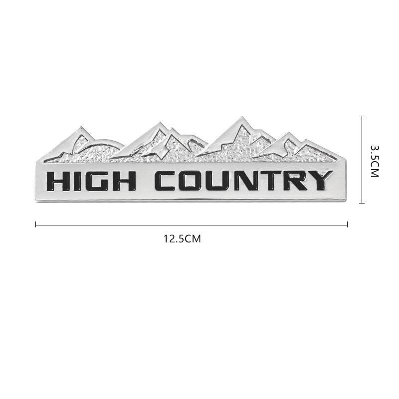 Metal Emblem Sticker Badge Body Trunk Snow Mountain Design Sticker For Jeep Wrangler Rubicon Renegade Compass Grand Cherokee jk