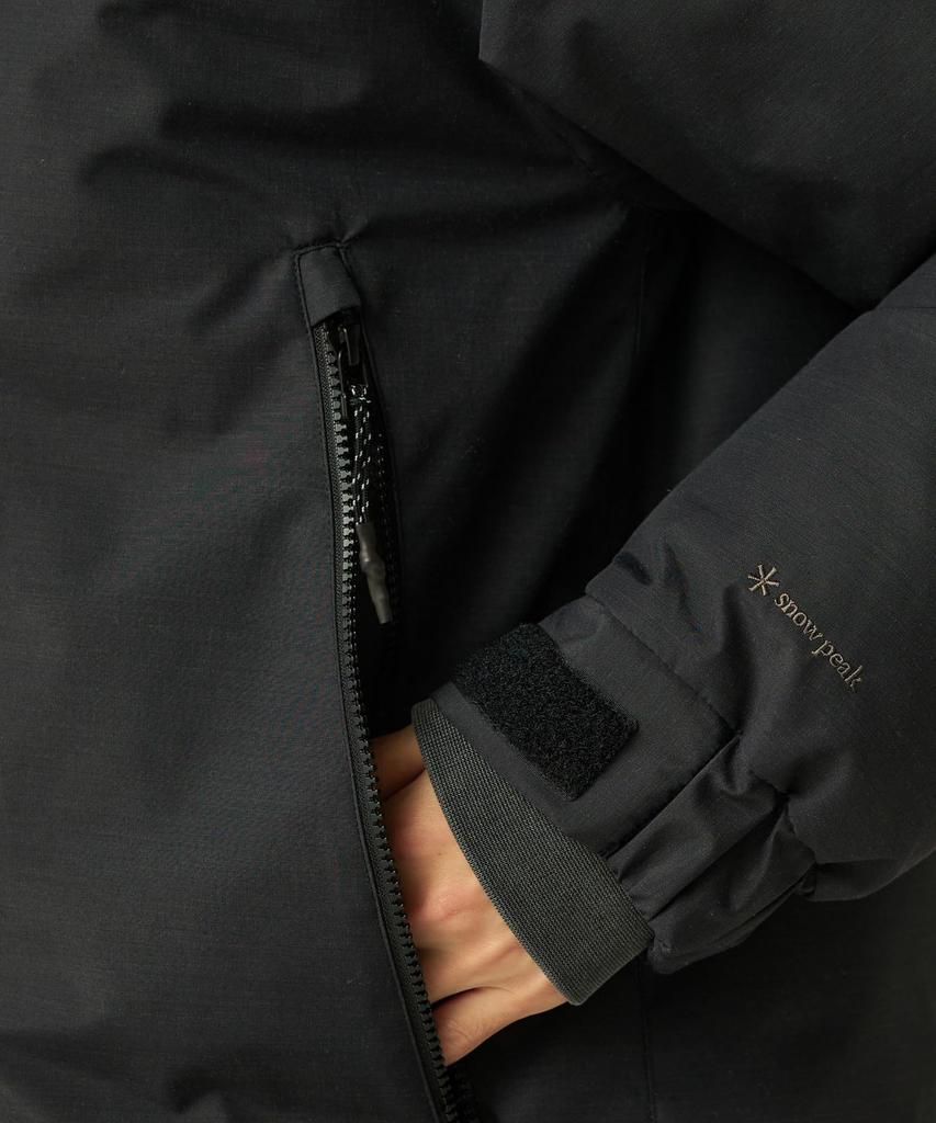 Snow Peak FR 2L Down Jacket Outer Jacket with Down and GREIGE M JK-25AU004, Insulation, Men's Women's,