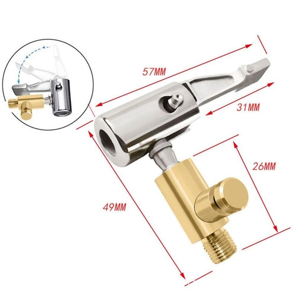 Pump Inflator Compressor Inflatable Pump Connector Inflatable Connector Tire Nozzle Clamp