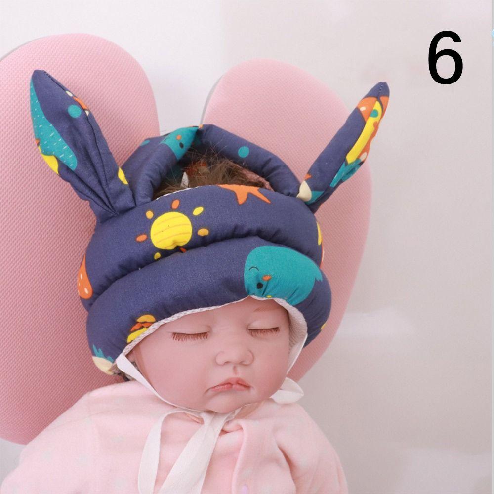 Мультяшный детский защитный шлем, мягкая шапка для предотвращения столкновений, полезная накладка от падения для малышей