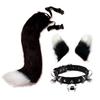 Anime Animal Tail Cosplay Costumes Props Cat Fox Plush Tails Role Play Halloween Party Kawaii Accessories