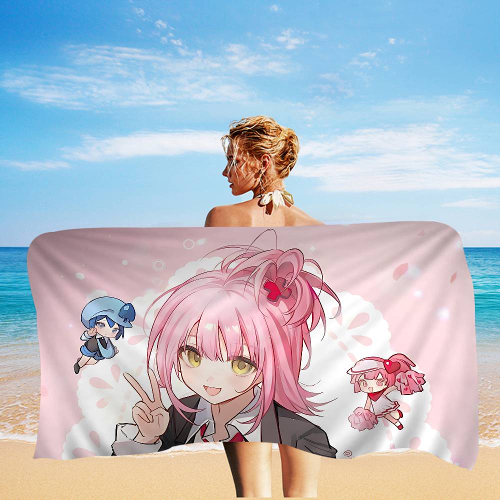 Shugo Chara Японское Аниме Аниме Пляжное Полотенце для Купания Мягкое Впитывающее Салфетка Детские Подарки для Детей Путешествия Кемпинг Спортзал