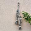 Mediterranean Wooden Pendant Hanging Home Decoration Retro Fish Ornament  Home