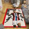 Antonio Art Flannel Printed Carpet, Home Sofa Decoration for Living Room & Bedroom, Non‑Slip Play Flannel Floor Mat for Game Room