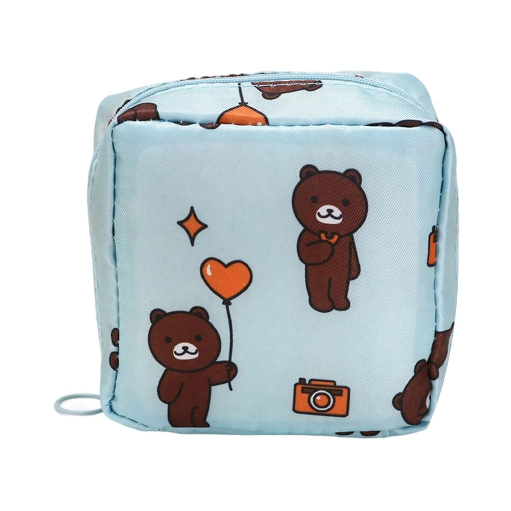 Portable Feminine Hygiene Pouches Convenient Sanitary Napkin Pouches for Discreet Storage of Feminine Products