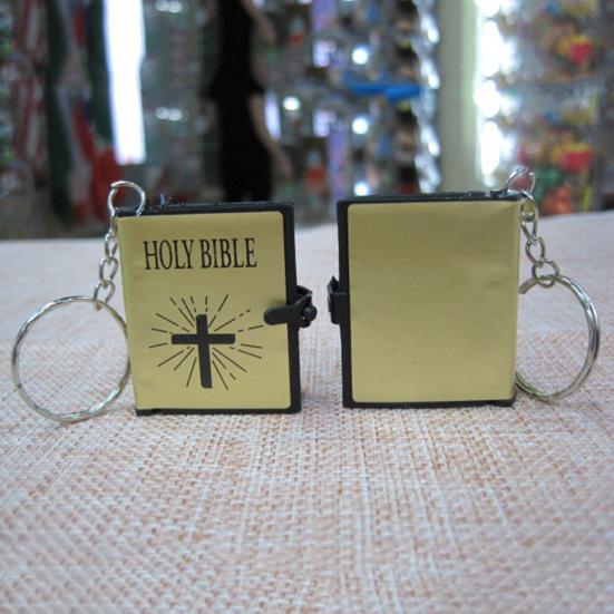 Мини-брелок с крестом из Библии, религиозный христианский брелок, декор, подарки