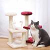 Small Cat Climbing Frame Kitten Playing Toys Durable Sisal Cat Tree Toys Double-layer Fun Cat Jumping Platform Cat Grab Column