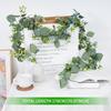 Artificial Silver Eucalyptus Greenery Garland Leaves Eucalyptus Dollar Vines Plant Wall for Wedding Faux Arch Garland Decor