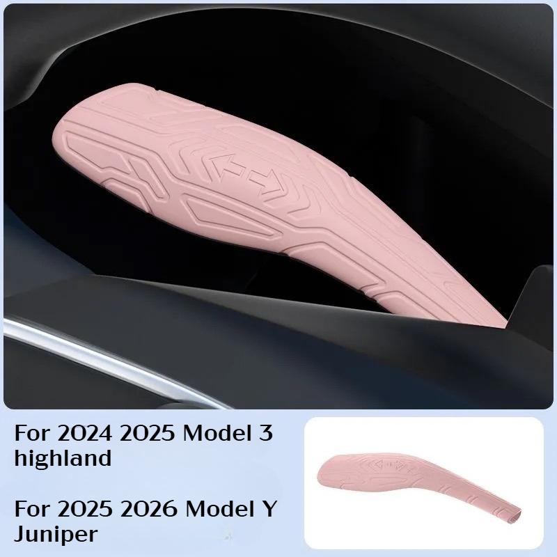 For Tesla Model Y Juniper 2025 2026 Model 3 Highland Gear Shift Lever Protective Sleeve Shifter Shell Shift Knob Silicone Cover
