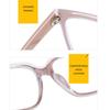 Women's Glasses Anti-Blue Light Simple Fashion Personality Retro TR90 Plain Glasses Commuter Student Travel Glasses