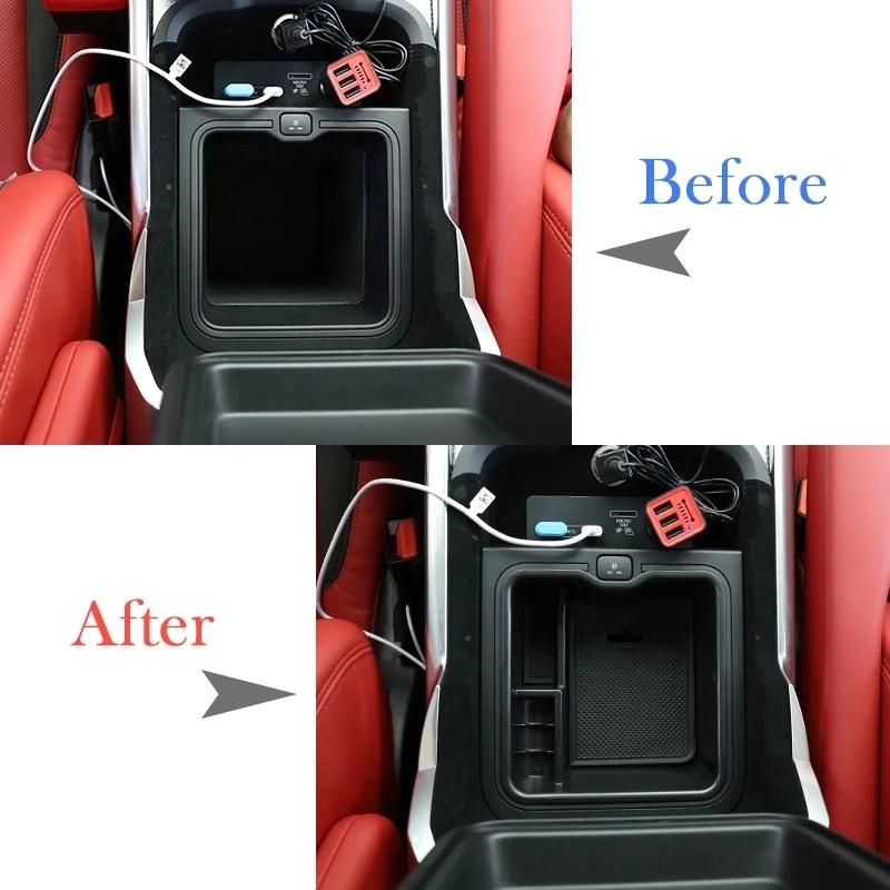 Центральный подлокотник автомобиля, ящик для хранения, органайзер для центральной консоли, лоток для Land Rover Range Rover Sport Vogue 2013-20 (С участием