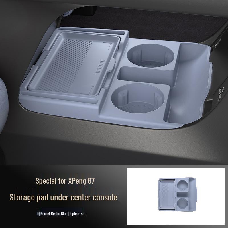 Силиконовый органайзер для центральной консоли XPeng G7 для очков и аксессуаров - Подходит для 25 моделей