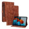 Для Samsung Galaxy Tab S7 FE (Tab S7 FE Wi-Fi SM-T730,SM-T733; Планшет S7 FE 5G SM-T736B).Чехол для планшета из искусственной кожи с изысканным цветочным тиснением