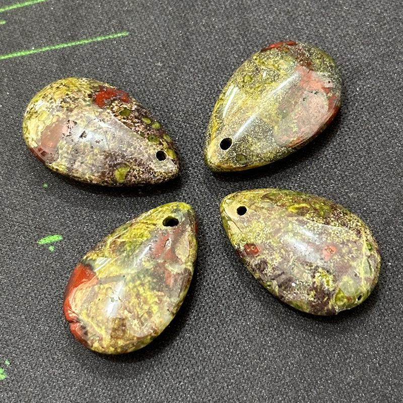 Аметистовый розовый кварц тигровый глаз кристалл капля воды кулон для самодельных ювелирных изделий