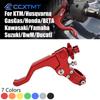Короткий стант-рычаг сцепления для мотоцикла Yamaha KTM Kawasaki Suzuki Buell Ducati Honda Ninja 125 250 300 400 Z900 Z800 Z750 Z650