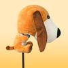 Dog/Pig/Lion Shape Golf Club Head Cover Plush Golf Club Head Protector  Golf Accessories