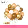 10 inch 30Pcs glitter paper scraps balloon set decoration balloons Christmas Halloween birthday holiday