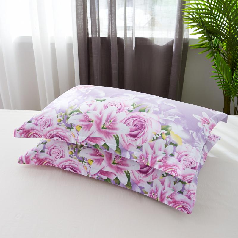 100% Cotton Twill Pillowcase Set - 2 Pieces, 48x74cm, Suitable for Single Student Dormitory.