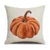 Fall Thanksgiving Throw Pillow Covers 18x18 Set of 4 Pumpkin Maple Leaf Decorative Cushion Cases for Sofa Couch Farmhouse Home Decor