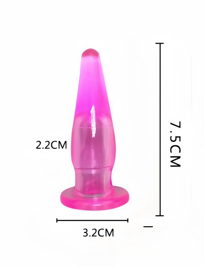 Anal Development Set for Beginners Vibe Anal Plug Anal Unisex Expansion Training Adult Goods [Popular] 6-piece [Anal + + Beads] (Purple)