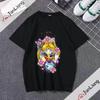 Sailor Moon Unisex Clothing Unisex Anime Kawaii Cute Short Sleeve Tee Футболка с принтом в виде топов Streetwear Y2k Graphic Shirts