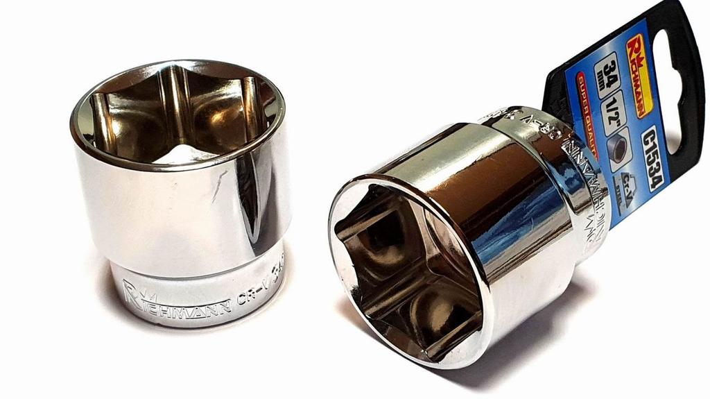 34mm socket wrench 1/2' 6-point Richmann