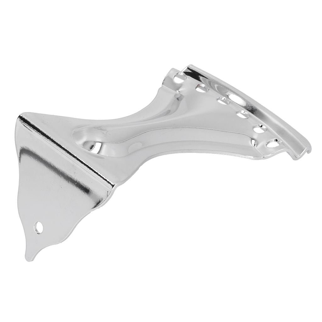 Guitar Tailpiece Metal Material Silver Color 6 String Bridge Accessories with Mounting Screw