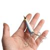 Luminous Jigs Angling Squid Hook with fish eyes Octopus Bait Fishing Tackle Wood Shrimp Lures