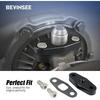 Bevinsee Turbo Oil Supply Feed Inlet Flange Adapter Compatible with GT42 GT47 GT40 1/8"npt Oil Feed Inlet Flange GT series Turbochargers, 6061