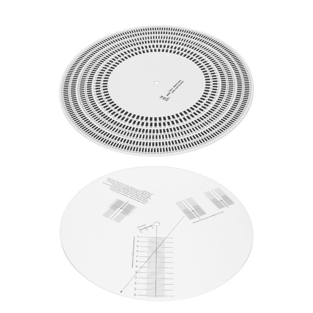 Double-sided Function Calibration Disc Strobe Disc Mat for Turntable Maintenance