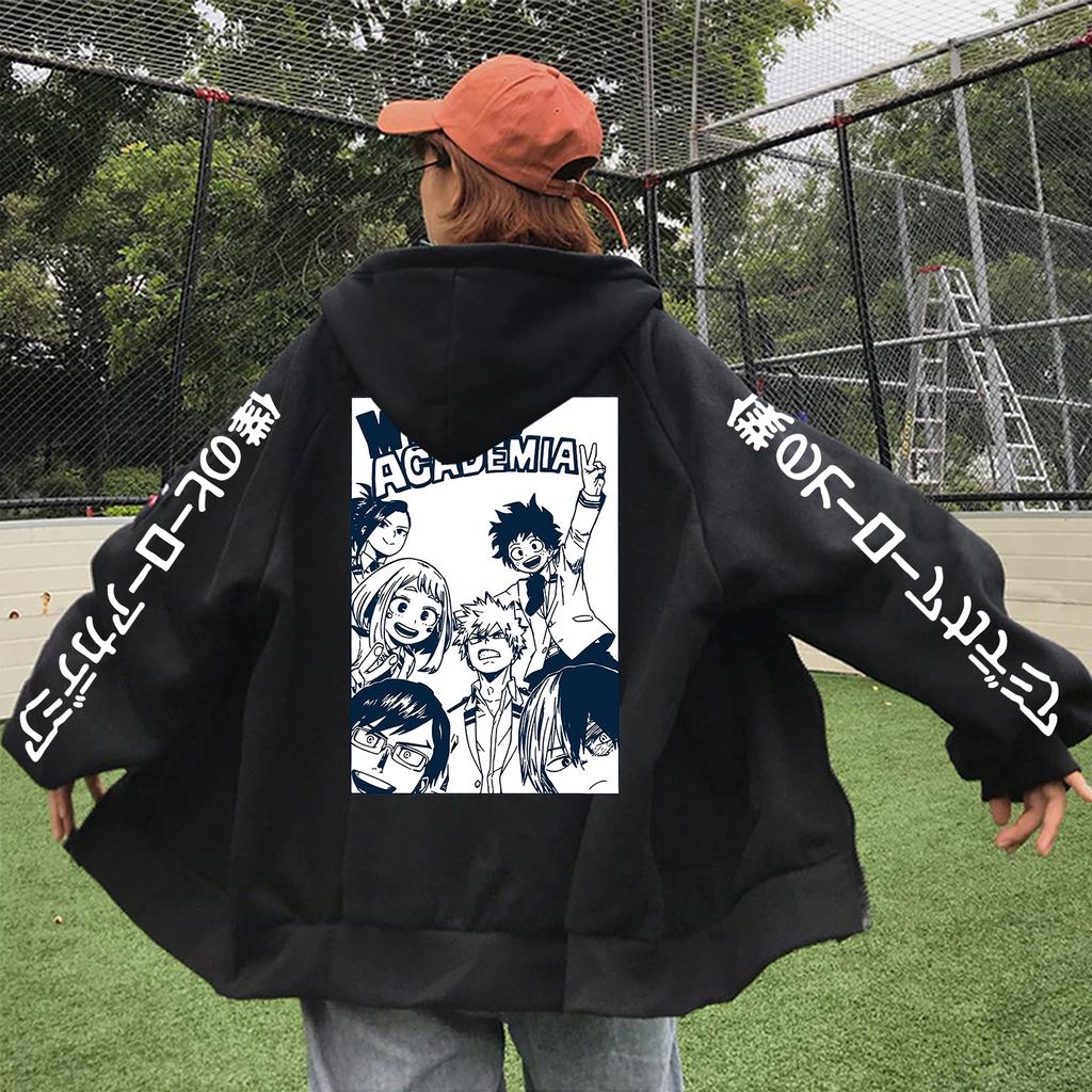 Горячая аниме My Hero Academia Bakugou Katsuki толстовка на молнии Todoroki Shoto толстовки с принтом мужские/женские куртки на молнии с длинными рукавами пальто