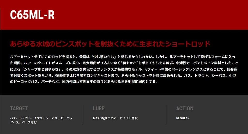 tailwalk Многоцелевое удилище CRIMSON C65ML-R