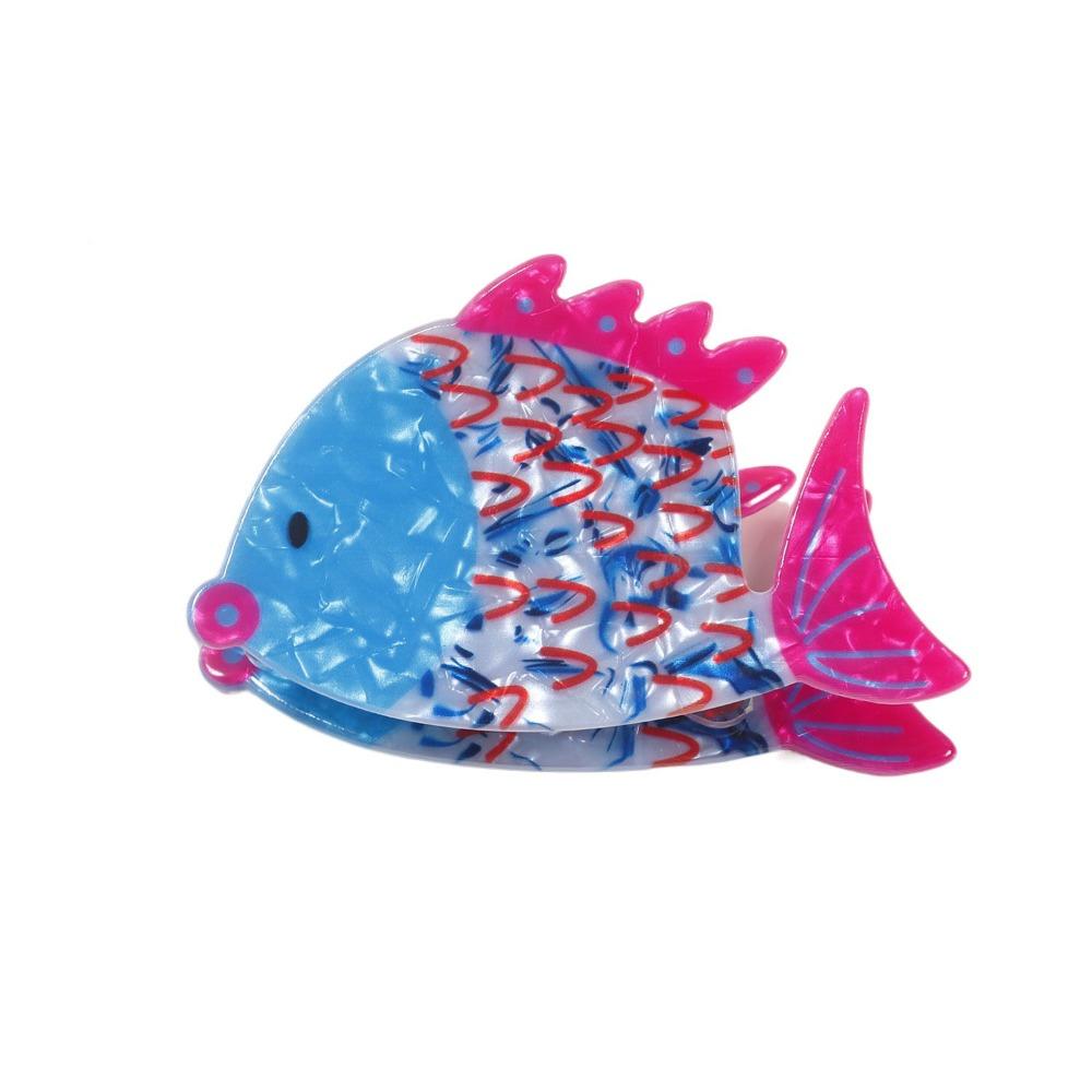 Animal PVC Claw Clip Sea Creature Large Shark Clip Cute Fish Hair Claw  Daily