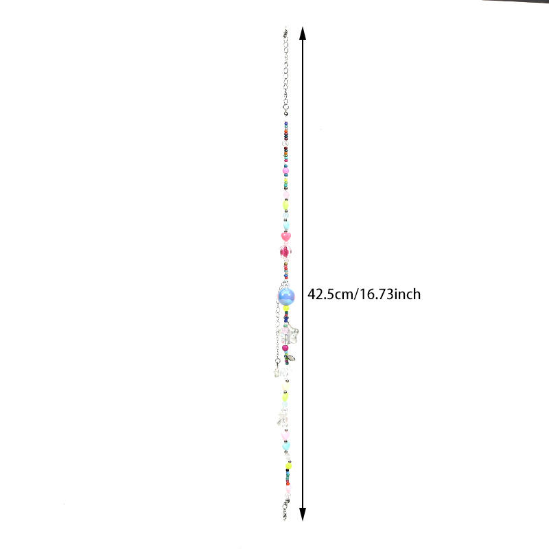 Богемные Винтажные Женские Красочные Ожерелья-Чокеры со Звездами из Бисера, Милые Эстетичные Массивные Ожерелья, Ювелирный Подарок