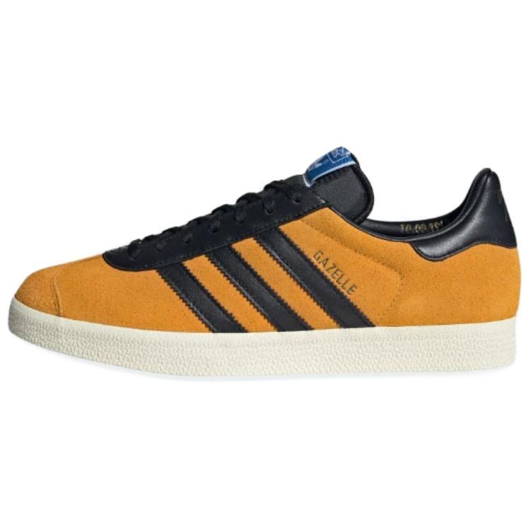 adidas Gazelle '75th Anniversary' (Unisex) Team Collegiate Gold 2 / Core Black / Cream White Skateboard Shoes JP5283