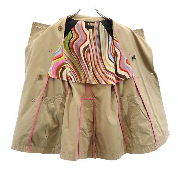 Тренч Paul Smith BLACK короткой длины 40 бежевый Пояс Женский Б/у