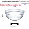 Transparent Acrylic Salad Bowl