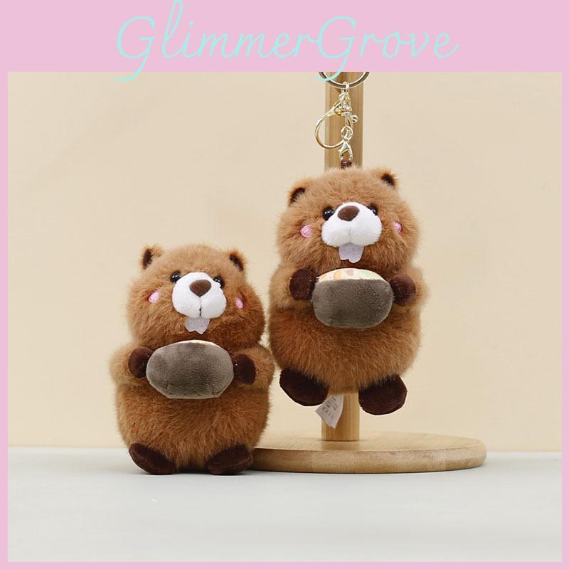 Marmoset Plush Toy Keychain For Kids Kids Gift Cute Animal Bag Charm