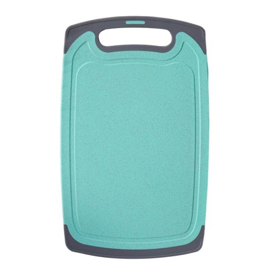 Двусторонняя разделочная доска для овощей и мяса с канавками Удобная ручка с нескользящим покрытием Необходимая кухонная вещь для гурманов и шеф-поваров