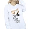 Disney Womens/Ladies Mickey Mouse World Tour Line Sweatshirt