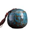 Portable Tea Organize Box Colorful Coffee Canister Chinese Style Sealed Pot  Travel