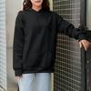 Women's Casual Solid Color Hooded Pocket Loose Sports Hoodie Top