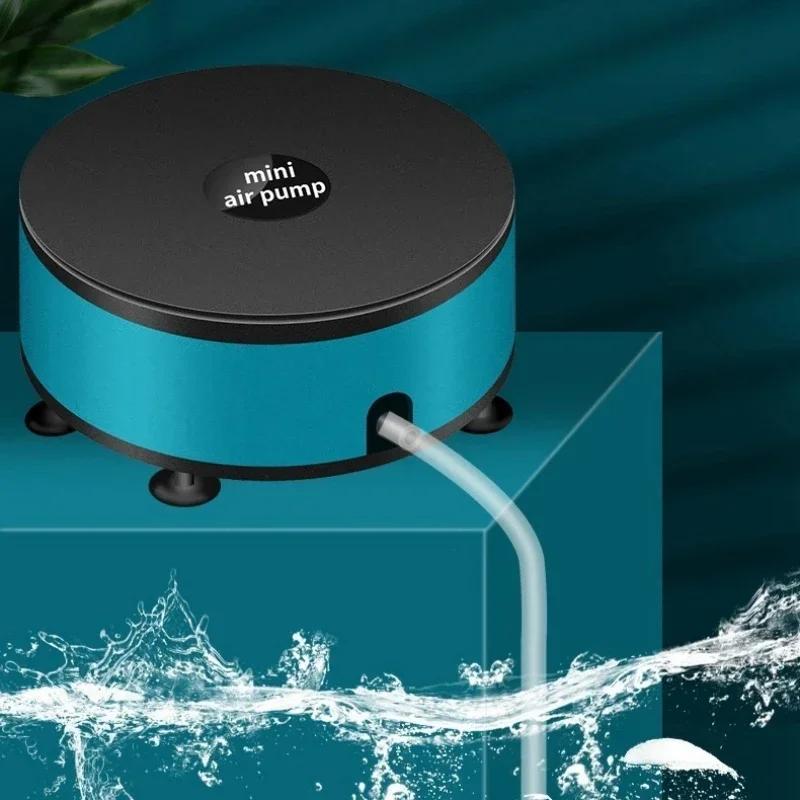 USB DC Низкое давление Аквариумный Кислородный Воздушный Насос Маленький Воздушный Компрессор Аэрационная Насосная Станция Кислородный Податчик Аквариумный Аксессуар